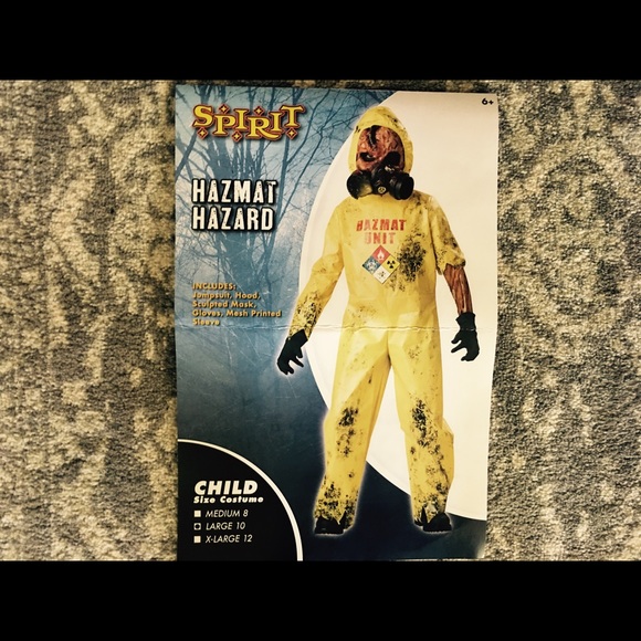 Hazmat hazard zombie Halloween costume - Picture 4 of 7